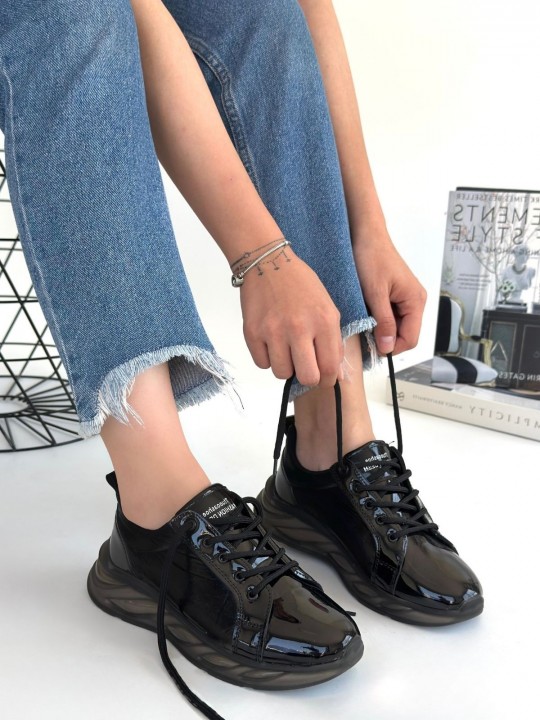 Armury Kadın Rugan Bağcıklı Spor Ayakkabı - ER261571