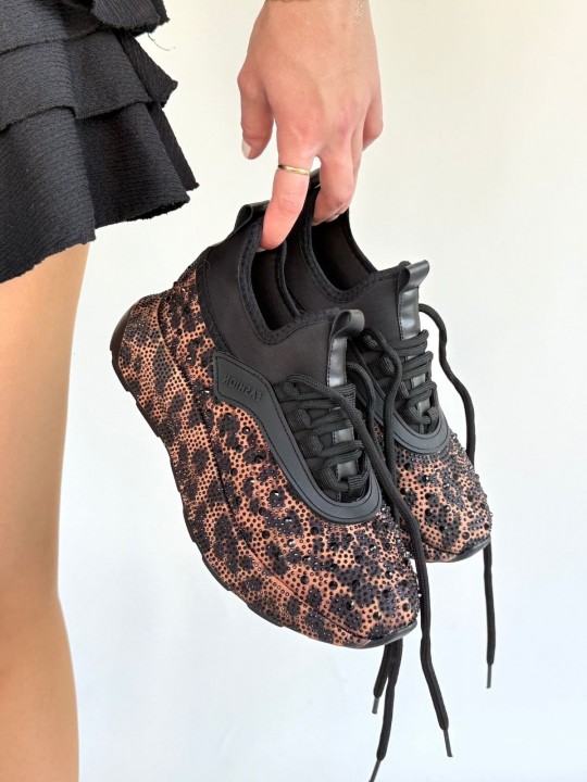 Armury Kadın Cilt Boncuk İşlemeli Spor Ayakkabı - ER265658