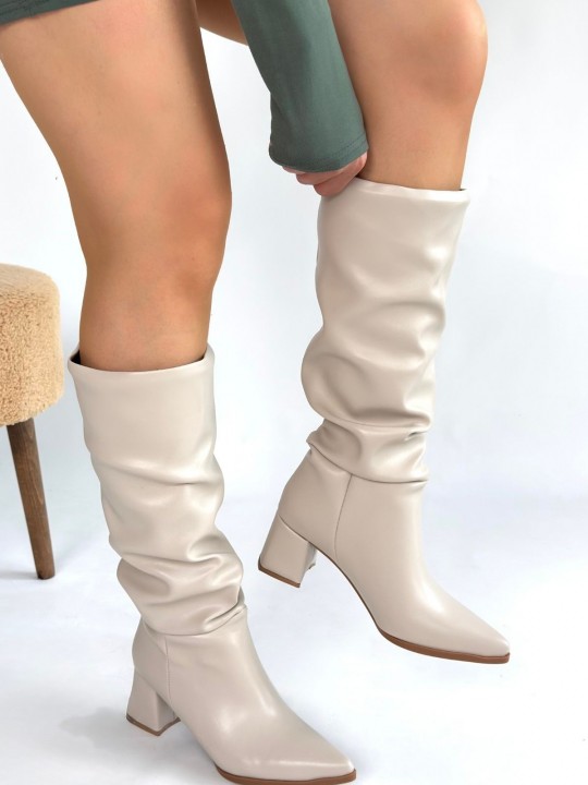 Armury Kadın Cilt Topuklu Çizme - ER266065