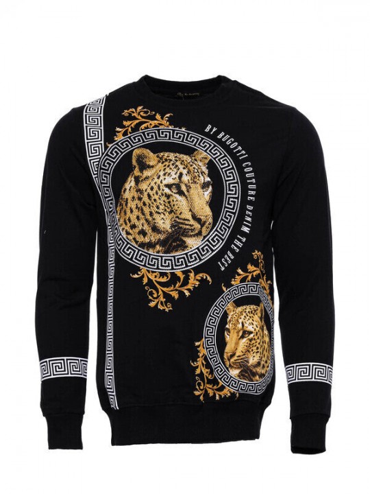 Armury Erkek Taşlı Desenli Sweatshirt-WSWP-1000-113