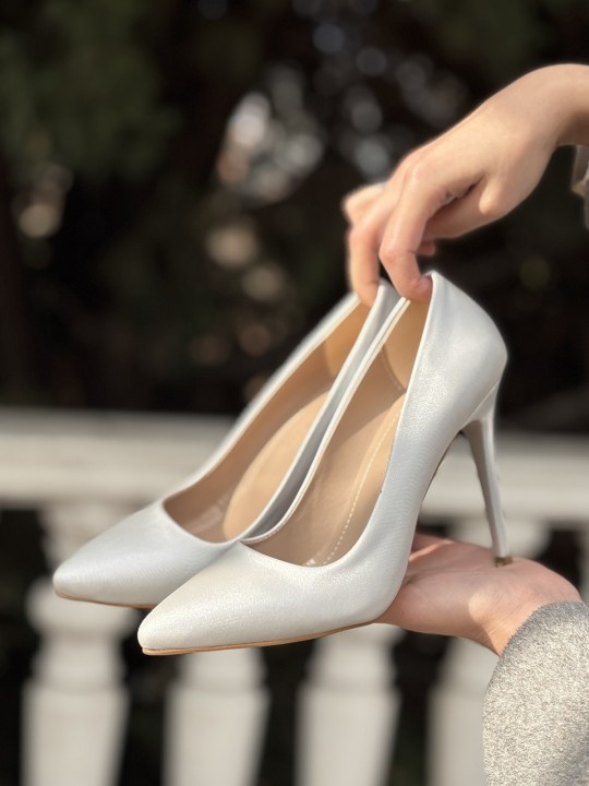 Hillora Saten Stiletto Ayakkabı - ER260041