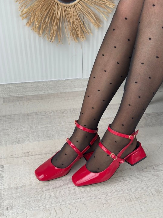 Karmia Rugan Topuklu Kemerli Ayakkabı - ER260450