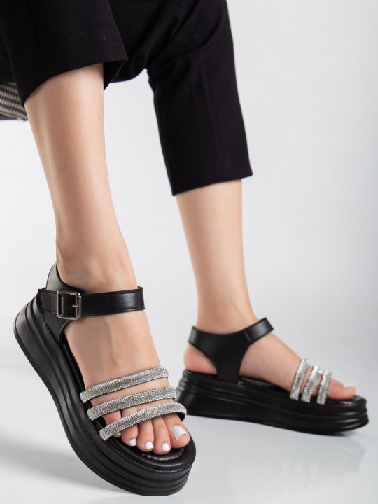 Liora Siyah Kemerli Sandalet - ER263414