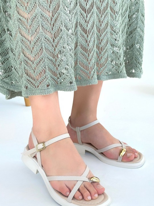 Noven Cilt Kemerli Sandalet - ER264947