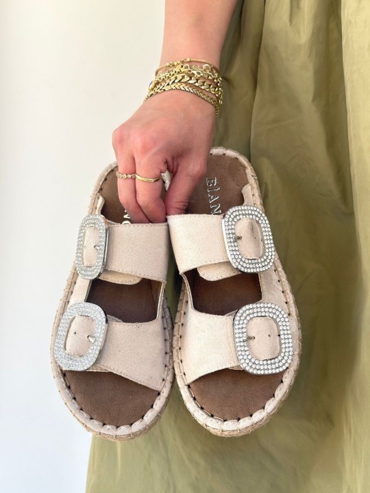 Hertan Nubuk Tokalı Terlik - ER265295