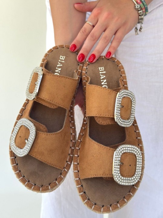 Hertan Nubuk Tokalı Terlik - ER265295