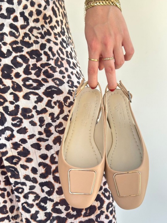 Celista Nude Cilt Babet Ayakkabı - ER265342