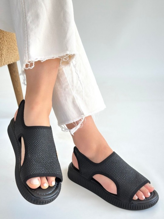 Weyra Hasır Cilt Sandalet - ER265838