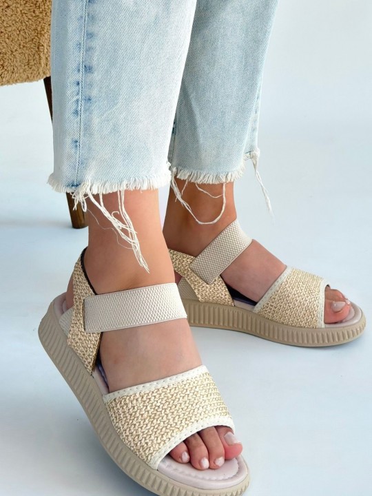 Joren Hasır Cilt Sandalet - ER265840