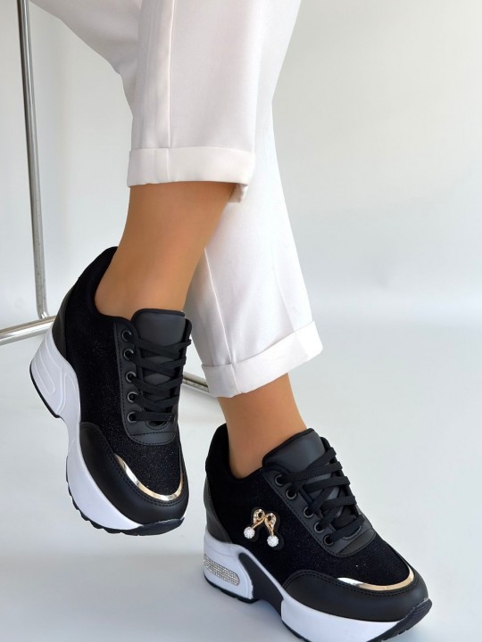 Wodor Cilt Simli Bağcıklı Spor Ayakkabı - ER267002