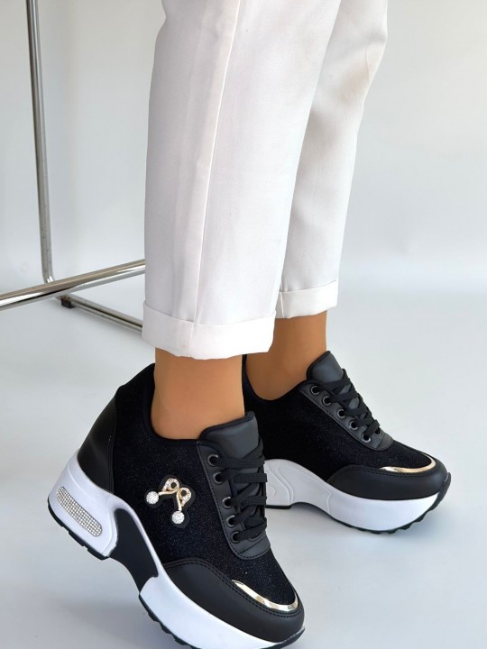 Wodor Cilt Simli Bağcıklı Spor Ayakkabı - ER267002