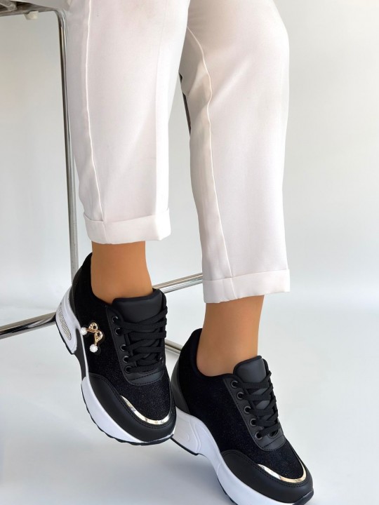 Wodor Cilt Simli Bağcıklı Spor Ayakkabı - ER267002