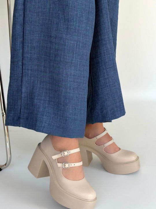Jarlia Cilt Dolgu Topuk Ayakkabı - ER267021