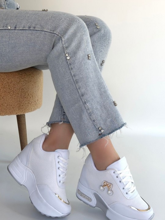 Wodor Cilt Simli Bağcıklı Spor Ayakkabı - ER267002