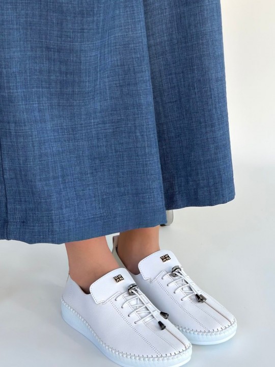 Warton Deri Bağcıklı Spor Ayakkabı - ER267038