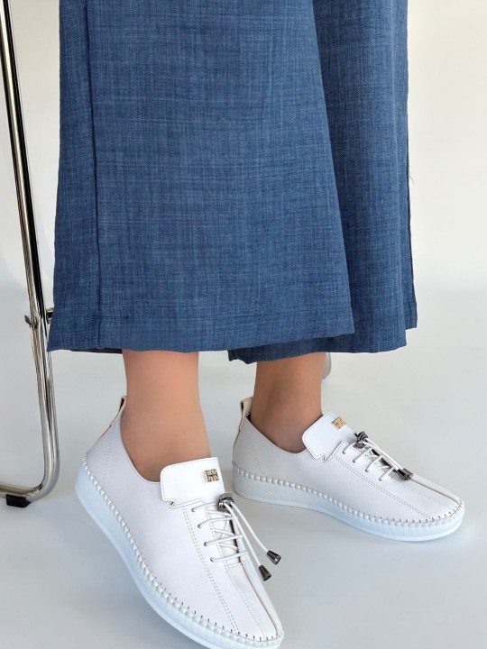 Warton Deri Bağcıklı Spor Ayakkabı - ER267038