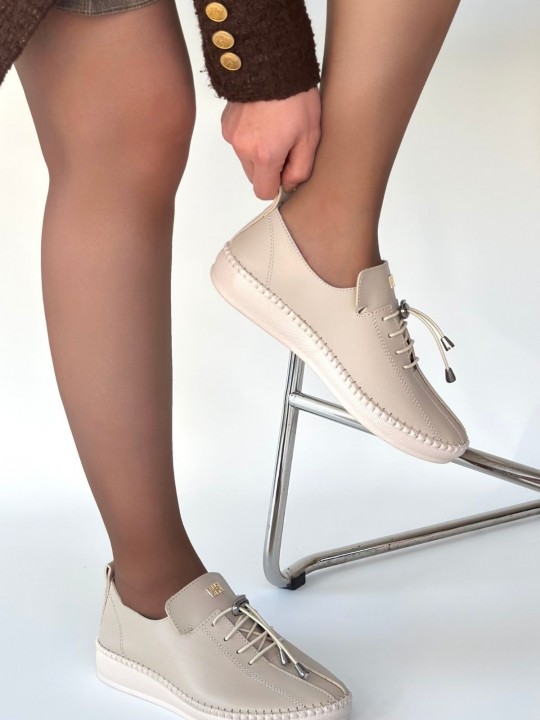 Warton Deri Bağcıklı Spor Ayakkabı - ER267038