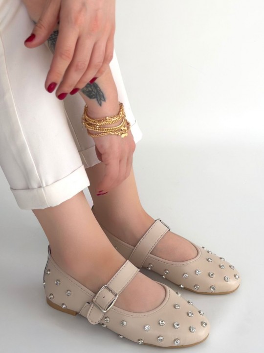 Celia Cilt Kemerli Babet Ayakkabı - ER267213