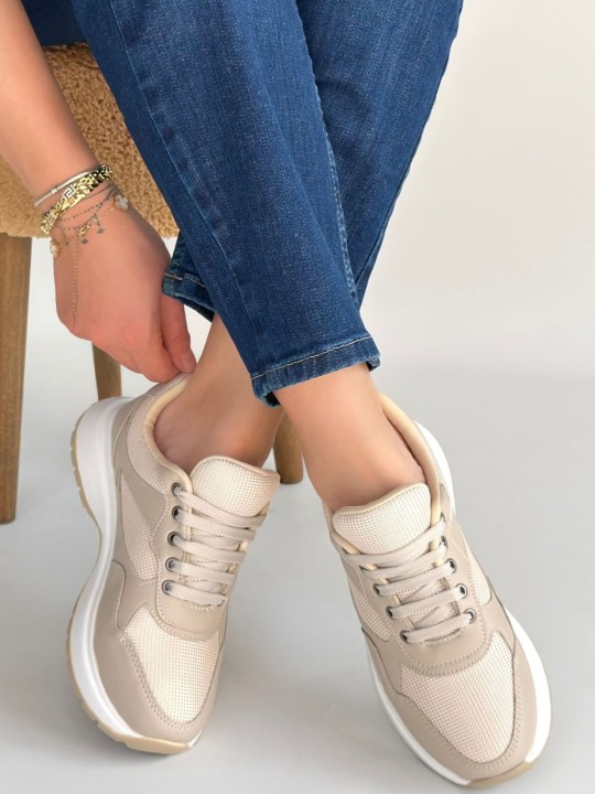 Slanor Cilt Bağcıklı Spor Ayakkabı - ER265611