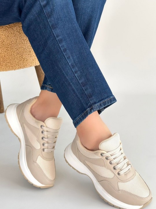 Slanor Cilt Bağcıklı Spor Ayakkabı - ER265611