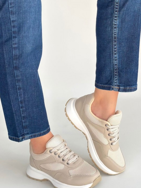 Slanor Cilt Bağcıklı Spor Ayakkabı - ER265611