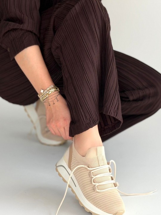 Fevron Triko Bağcıklı Spor Ayakkabı - ER267248