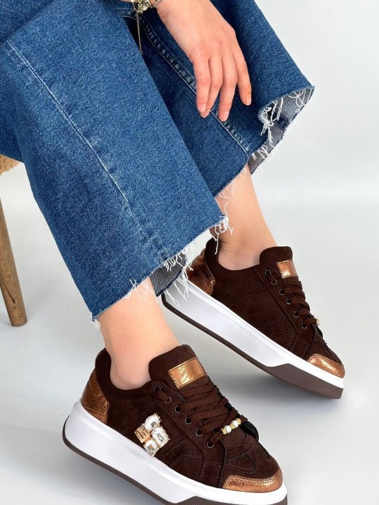  Ceanor Süet Bağcıklı Spor Ayakkabı - ER267301