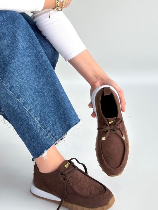 Sivor Süet Bağcıklı Spor Ayakkabı - ER267274