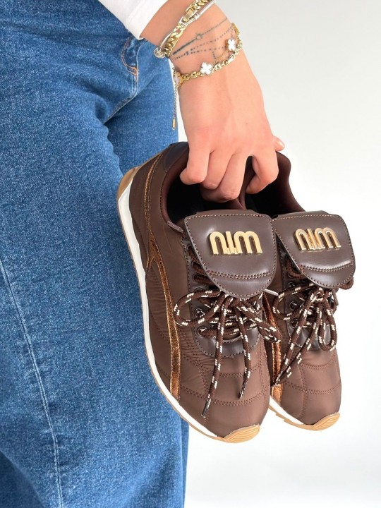 Disor Cilt Bağcıklı Paraşüt Detaylı Spor Ayakkabı - ER267293