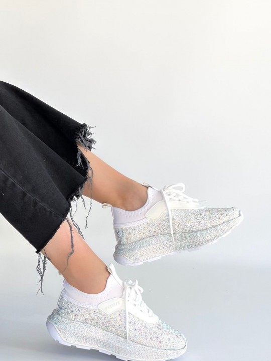 Rimor Cilt Boncuk İşlemeli Spor Ayakkabı - ER267300