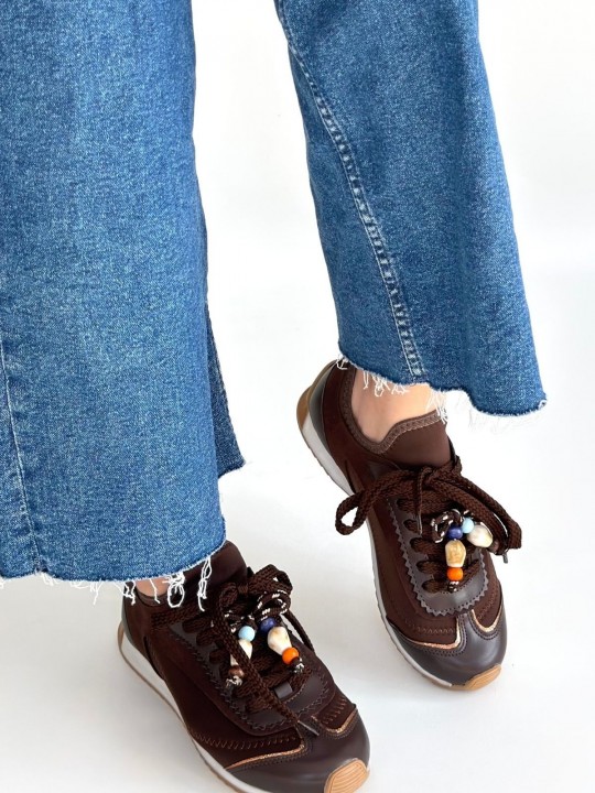 Rivan Cilt Bağcıklı Spor Ayakkabı - ER267277