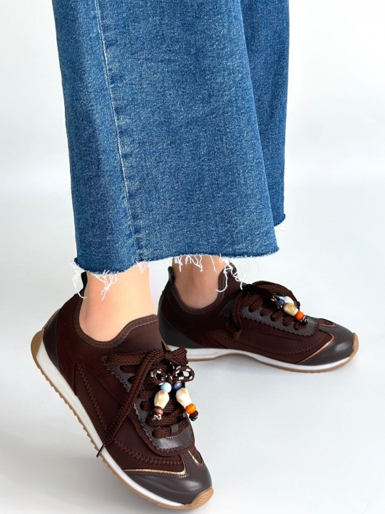 Rivan Cilt Bağcıklı Spor Ayakkabı - ER267277