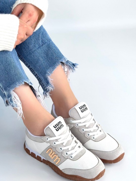 Maron  Cilt Bağcıklı Spor Ayakkabı - ER267307