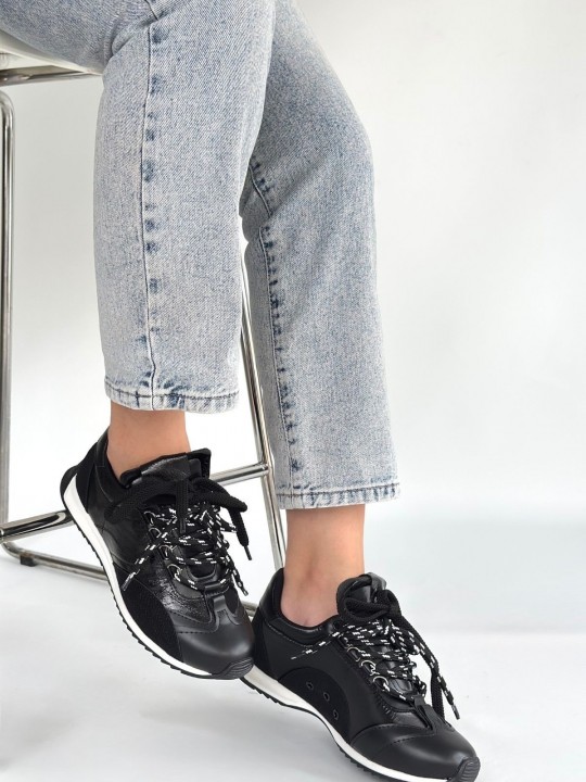 Revor Cilt Bağcıklı Paraşüt Detaylı Spor Ayakkabı - ER267295