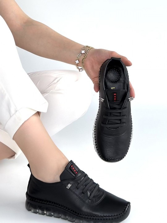 Jitor Deri Bağcıklı Spor Ayakkabı - ER267703