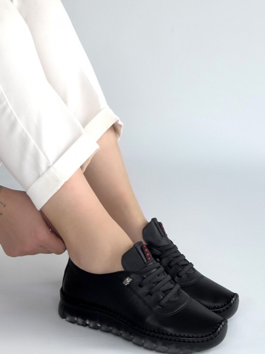 Jitor Deri Bağcıklı Spor Ayakkabı - ER267703