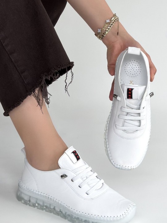 Jitor Deri Bağcıklı Spor Ayakkabı - ER267703