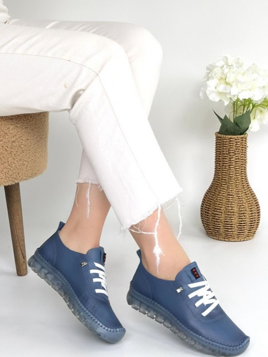 Jitor Deri Bağcıklı Spor Ayakkabı - ER267703