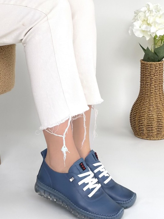 Jitor Deri Bağcıklı Spor Ayakkabı - ER267703