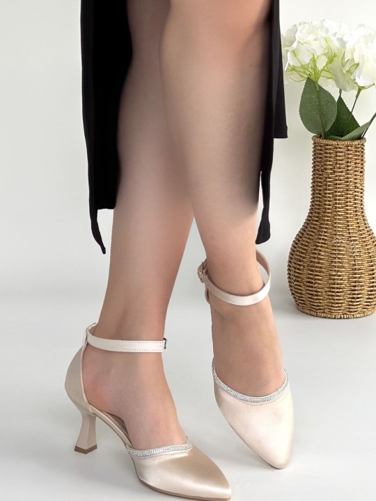 Mejra Saten Topuklu Ayakkabı - ER267813