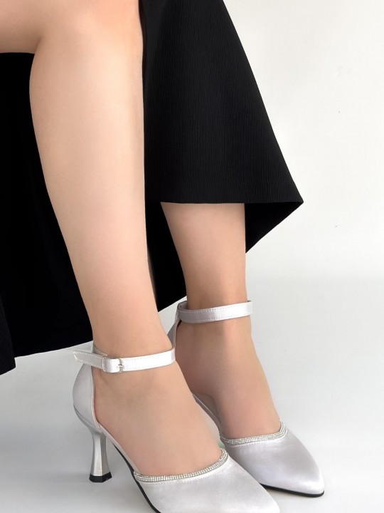 Mejra Saten Topuklu Ayakkabı - ER267813