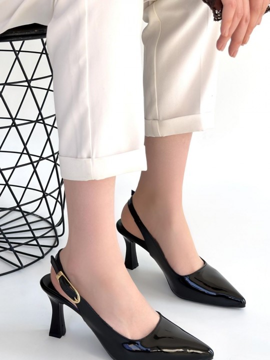 Hiera Rugan Topuklu Ayakkabı - ER267910