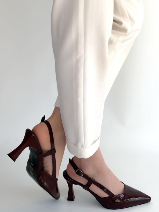 Hoosta Rugan Topuklu Ayakkabı - ER267904