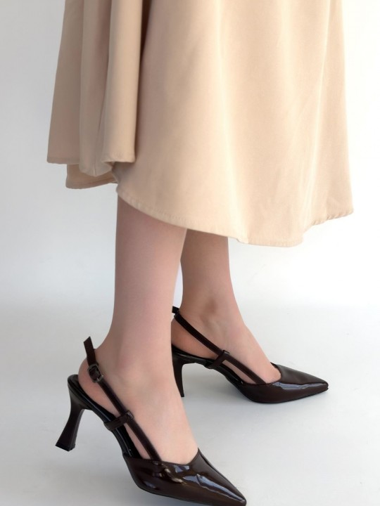 Hoosta Rugan Topuklu Ayakkabı - ER267904