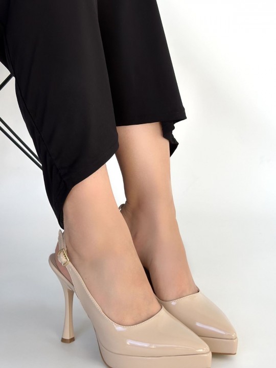 Ariva Rugan Platform Topuk Ayakkabı - ER268044