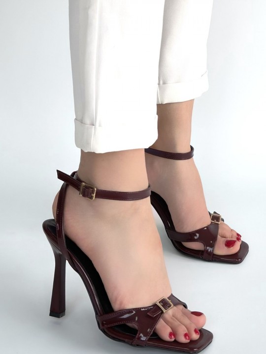 Mirga Rugan Topuklu Bilekten Kemerli Ayakkabı - ER268074