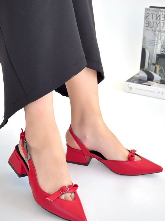 Rewara Cilt Topuklu Ayakkabı - ER262668