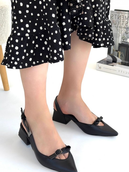 Rewara Cilt Topuklu Ayakkabı - ER262668