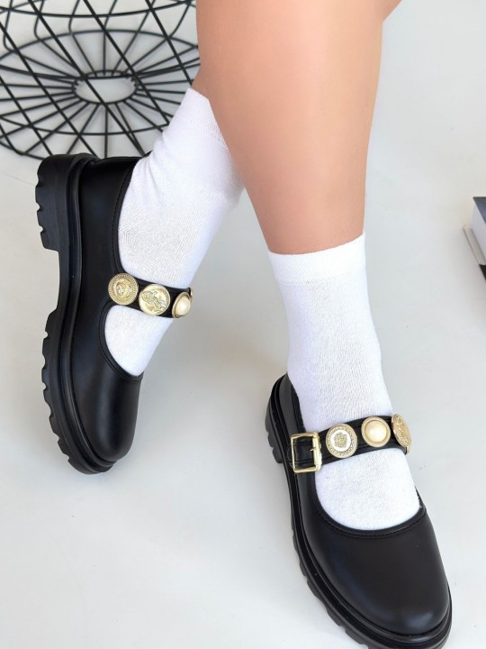 Orlina Cilt Oxford Ayakkabı - ER265117