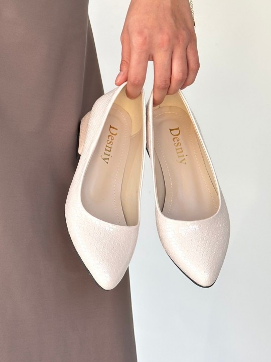 Nitara Baskılı Rugan Topuklu Ayakkabı - ER266648